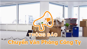 Thông báo chuyển văn phòng về P205 Tòa nhà Thanh Xuân Building -35 Lê Văn Thiêm - Thanh Xuân - Hà Nội